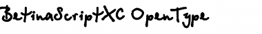 BetinaScriptXC Font
