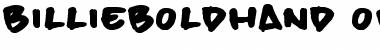 billieBoldHand Regular Font