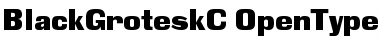 BlackGroteskC Regular Font