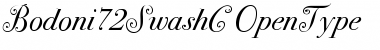 Bodoni72SwashC Font