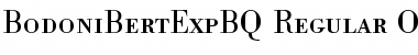 Bodoni Berthold Expert BQ Font