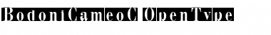 BodoniCameoC Regular Font