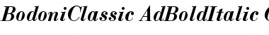 BodoniClassic AdBoldItalic Font