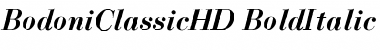 BodoniClassicHD Bold Italic