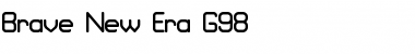 Brave New Era G98 Font