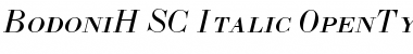 BodoniH-SC-Italic Font