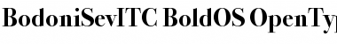 Bodoni Seventytwo ITC Bold OS Font
