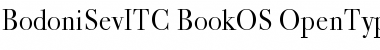 Bodoni Seventytwo ITC Book OS Font