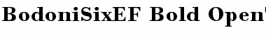 BodoniSixEF Bold Font