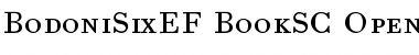 BodoniSixEF BookSC Font