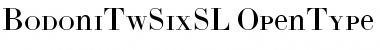 BodoniTwSixSL Regular Font