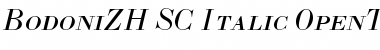 BodoniZH-SC-Italic Font