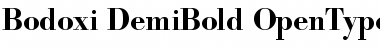 Bodoxi-DemiBold Font