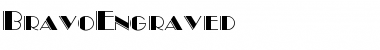 BravoEngraved Font