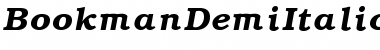 Bookman DemiItalic Font