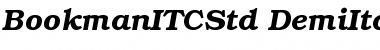 Bookman ITC Std Demi Italic