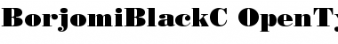 BorjomiBlackC Regular Font