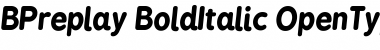 BPreplay Bold Italic