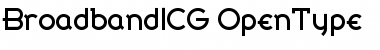 BroadbandICG Font