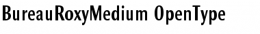 BureauRoxyMedium Font