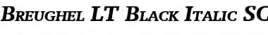 Breughel LT BlackSC Italic Font