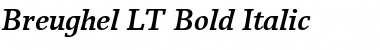Breughel LT Regular Bold Italic