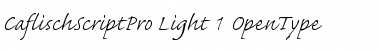 Caflisch Script Pro Light