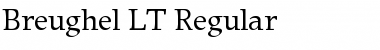 Breughel LT Regular Font