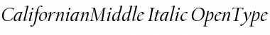 CalifornianMiddle Font