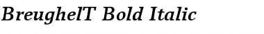 BreughelT Bold Italic