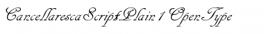 Cancellaresca Script Plain Font