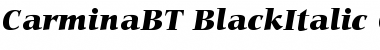 Bitstream Carmina Black Italic