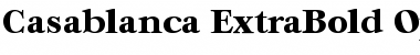 Casablanca-ExtraBold Font