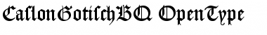 Caslon Gotisch BQ Regular Font