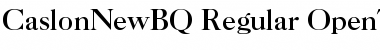 New Caslon BQ Regular Font