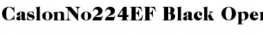 CaslonNo224EF-Black Font