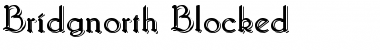 Bridgnorth Blocked Font