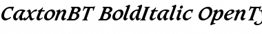 Caxton Bold Italic