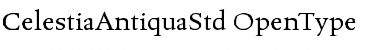 Celestia Antiqua Std Regular Font