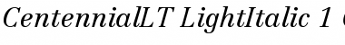 Linotype Centennial LT Font