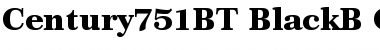 Century 751 Black Font