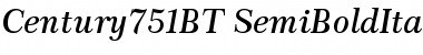 Century 751 Semi Bold Italic