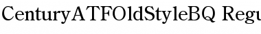 Century ATF Old Style BQ Regular Font