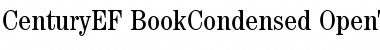 CenturyEF-BookCondensed Font