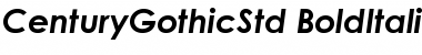 Century Gothic Std Bold Italic