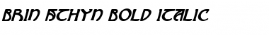 Brin Athyn Bold Italic Bold Italic Font