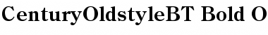 Century Oldstyle Bold Font