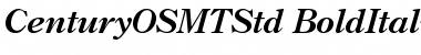 Century OS MT Std Bold Italic