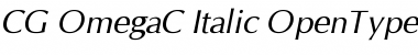 CG-OmegaC Italic Font