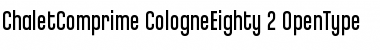 ChaletComprime CologneEighty Font